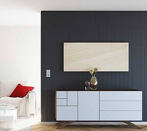 Infrarotstrahlen erwärmen Wände, Böden und Personen...