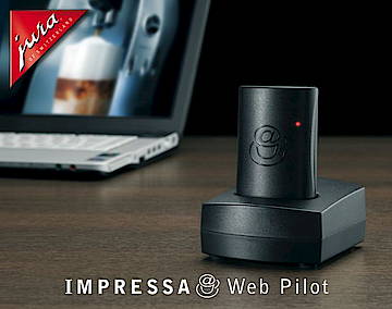 Jetzt sucht auch die Kaffeemaschine Kontakt mit der großen, weiten Welt<br>(Fotos: Jura)