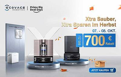 ECOVACS Prime Day Deals zum Herbstbeginn...
