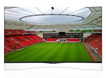Die sehr dünnen und leichten LG Curved OLED TVs mit leicht gebogenem Bildschirm liefern gestochen scharfe Bilder aus jedem Blickwinkel und erstklassigen Sound
