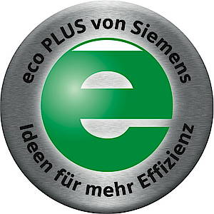 Das grüne „e“ steht bei Siemens für besonders energieeffiziente Produkte