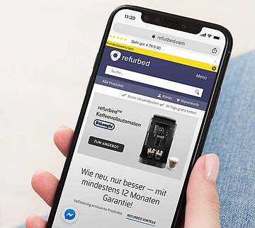 Ab sofort bietet De’Longhi ausgewählte Produkte auf Deutschlands Online-Marktplatz refurbed an: rundum erneuert und mit einer Garantie von 24 Monaten