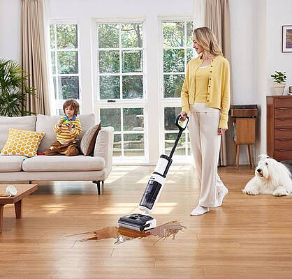Saubere Böden ohne mühsames Schrubben? Das verspricht der neue FLOOR ONE S5 Stretch Extreme von Tineco