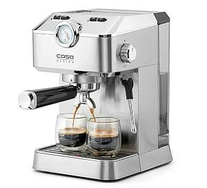 Die neue Siebträgermaschine Espresso Gourmet passt perfekt zur BaristaChef Inox.