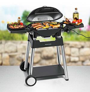 Feine Helfer von Rommelsbacher für die Gartenparty - vom Barbecue Grill...