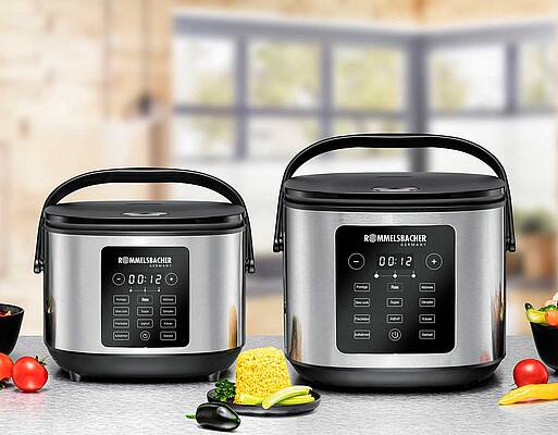 Einfach und vielseitig - die Rommelsbacher Multi Reiskocher für mehr als nur Reis