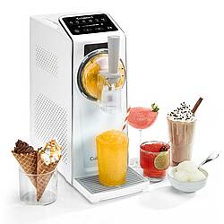 Von einem cremigen Vanilla-Swirl über einen fruchtigen Slushy bis zum Frosé - der Eismaschinen-Allrounder bringt das Eisdielen-Gefühl direkt in die Küche