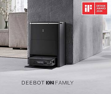 Ecovacs erhält den begehrten iF Design-Award für die Produktfamilien Deebot X2 und Winbot W2