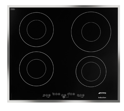 Gibt es auch mit sechs Kochfeldern: das Smeg Induktionskochfeld (Fotos: Smeg)